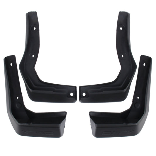 4 PCS Car Auto Semi-Rigid PVC Splash Flaps Mudguards Fender Guard for Honda City 2015-2020, For  Version City