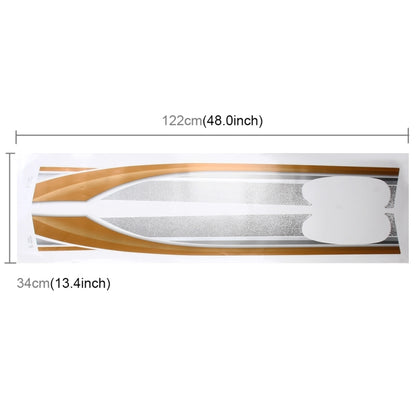 4 PCS SUV Body Decorative Strip Brand Car Streamline Shining Sticker for Toyota Prado 2014 Version, For 2014 Version Prado