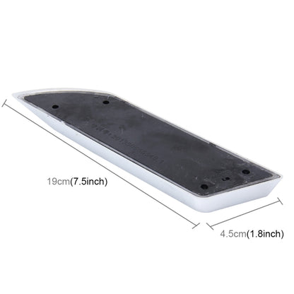 2 PCS Car Body Side Solar Decorative Colorful Strobe Warning Outlet Light, Colorful Strobe Warning Light
