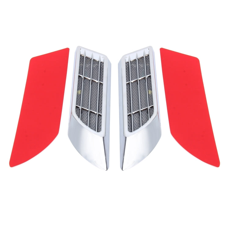 2 PCS Car Body Side Solar Decorative Colorful Strobe Warning Outlet Light, Colorful Strobe Warning Light