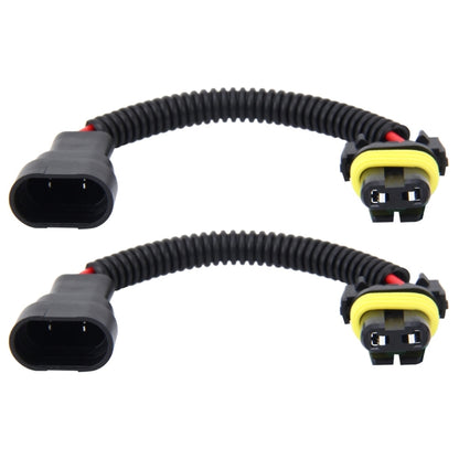 2 PCS 9005/9006 Car HID Xenon Headlight Male to Female Conversion Cable, 9005/9006