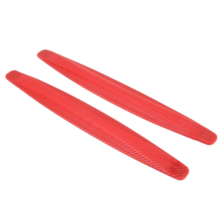2 PCS Universal Car Body Carbon Fiber Bumper Guard Protector Sticker/Car Crash Bar Bumper Strips /Car Crash Strips/Anti-rub Strips/Anti-rub Bar, Bumper Guard