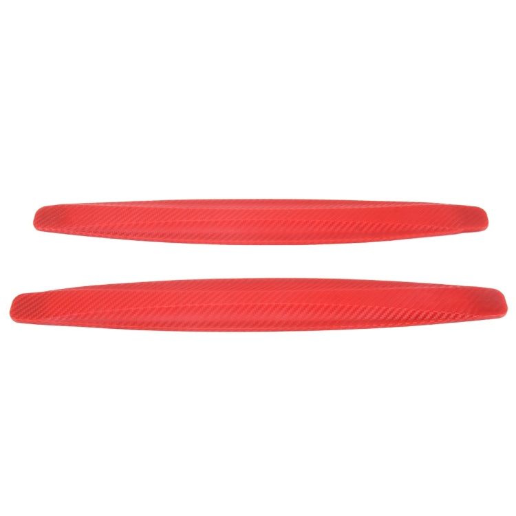 2 PCS Universal Car Body Carbon Fiber Bumper Guard Protector Sticker/Car Crash Bar Bumper Strips /Car Crash Strips/Anti-rub Strips/Anti-rub Bar, Bumper Guard