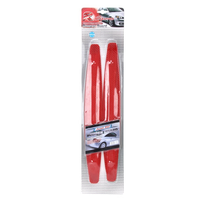 2 PCS Universal Car Body Carbon Fiber Bumper Guard Protector Sticker/Car Crash Bar Bumper Strips /Car Crash Strips/Anti-rub Strips/Anti-rub Bar, Bumper Guard
