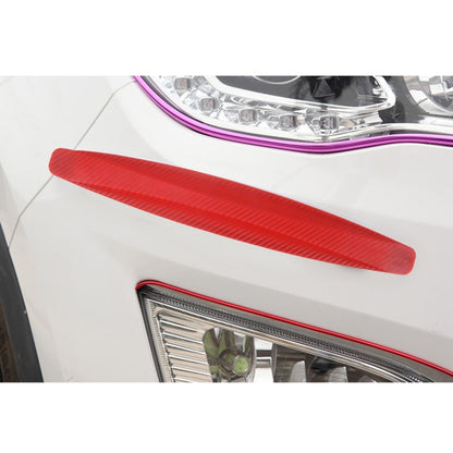 2 PCS Universal Car Body Carbon Fiber Bumper Guard Protector Sticker/Car Crash Bar Bumper Strips /Car Crash Strips/Anti-rub Strips/Anti-rub Bar, Bumper Guard