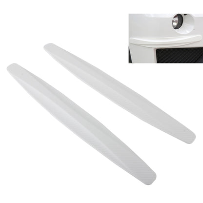 2 PCS Universal Car Body Carbon Fiber Bumper Guard Protector Sticker/Car Crash Bar Bumper Strips /Car Crash Strips/Anti-rub Strips/Anti-rub Bar, Bumper Guard