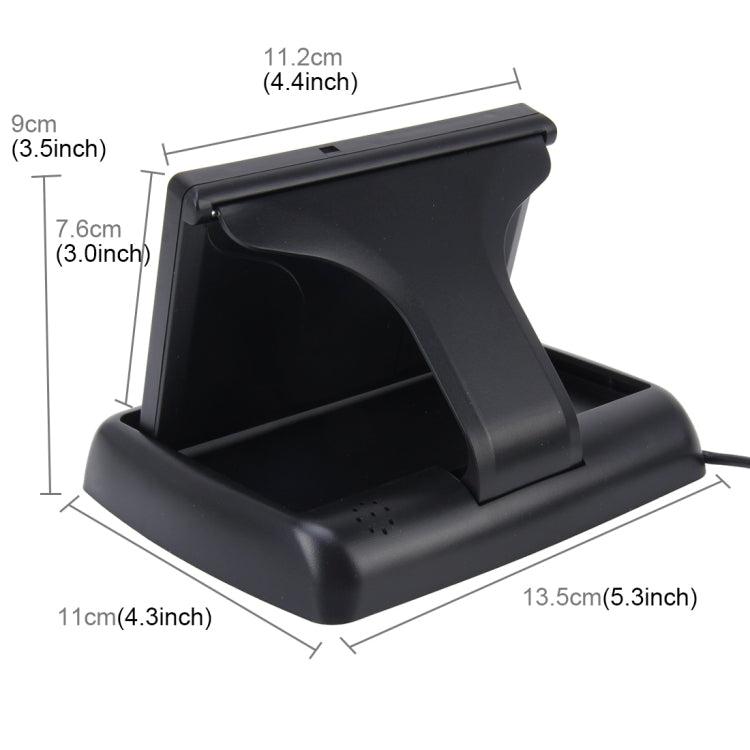 Foldable 4.3 inch Digital TFT LCD Car High Definition Monitor, Support Reverse Automatic Screen Function, Foldable 4.3 inch