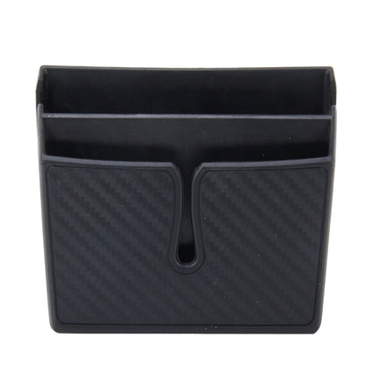 Car EVA Carrying Organizer Storage Double-layer Sticker Bag for Phone Coin Key and Other Small Items(Small Size), Small Size