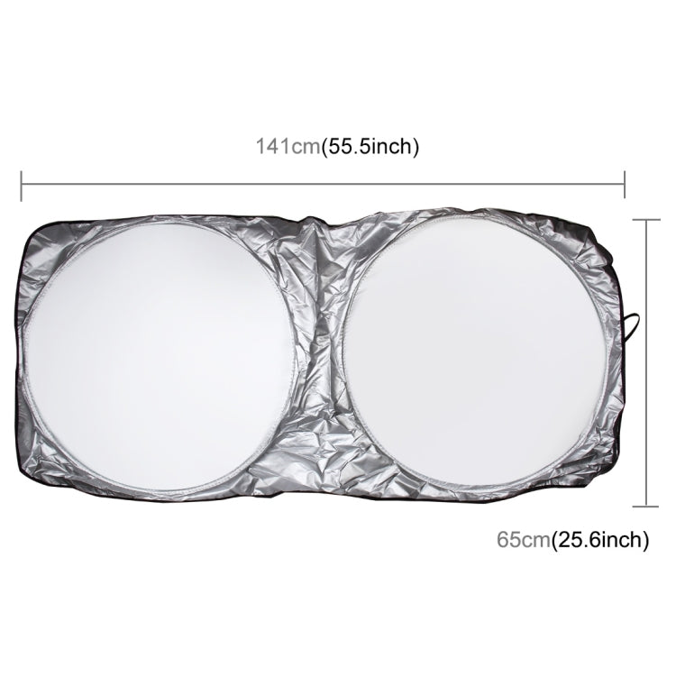 6 in 1 Summer Accessories Coated Silver Car Sun Shade Cloth Set, 6 in 1