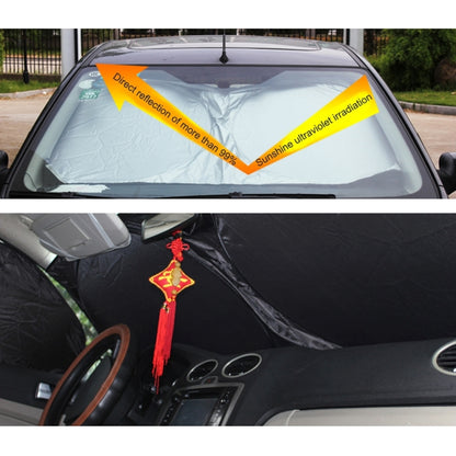 6 in 1 Summer Accessories Coated Silver Car Sun Shade Cloth Set, 6 in 1