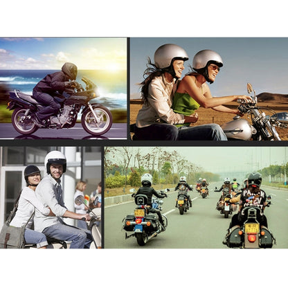 Motorcycle ABS Shell Helmet Bluetooth Stereo Speaker for iOS and Android, Stereo Speaker