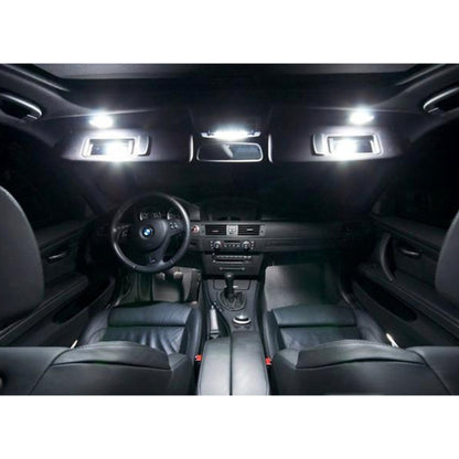 2 PCS White Light Car LED Vanity Mirror Lamp Lights with 18 SMD-3528 Lamps for BMW F10 / F11 / F07 / F01 / F02 / F03 / F04, For BMW F10