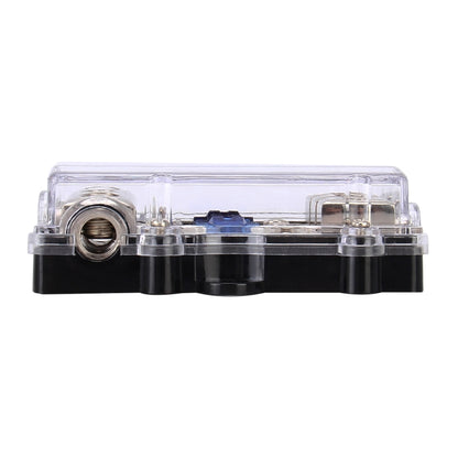 Car Auto 60A 1 in 3 Ways Glass Fuse Holder Blade Fuse Holder for Car Audio Amplifier, 1 in 3