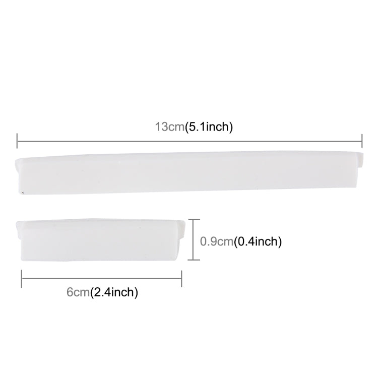 FR JG-031 8 PCS Rubber Car Side Door Edge Protection Guards Cover Trims Stickers, White, Black, Transparent