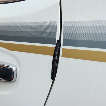 3R 3R-2103 4 PCS Rubber Car Side Door Edge Protection Guards Cover Trims Stickers, 3R-2103 Side Door Edge Guards