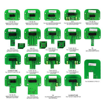 22 PCS Car For KTAG / KESS / KTM BDM Adapters Trasdata Set BDM Frame ECU RAMP Adapters, Car KTAG KESS KTM BDM Adapters