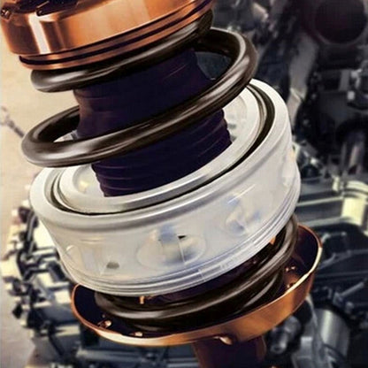 2 PCS Car Auto C Type Shock Absorber Spring Bumper Power Cushion Buffer, Spring Spacing: 27mm, Colloid Height: 50mm, C  Type（Spring Spacing: 27mm, Height: 50mm）