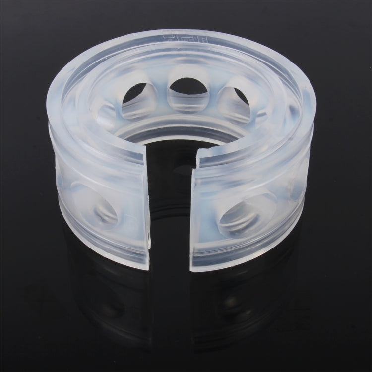 2 PCS Car Auto D Type Shock Absorber Spring Bumper Power Cushion Buffer, Spring Spacing: 22mm, Colloid Height: 43mm, D  Type（Spring Spacing: 22mm, Height: 43mm）