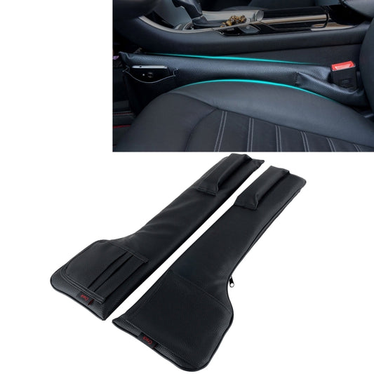 A Pair Universal Car Seat Catcher Gap Console Filler Seat Side Pocket Organizer Catcher Leak-Proof Seat Crevice Storage Bags, Seat Anti Tampon Pad 1, Seat Anti Tampon Pad 2, Seat Anti Tampon Pad 3, Seat Anti Tampon Pad 4