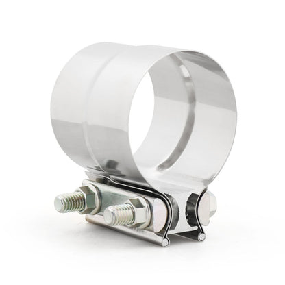 2.75 inch Car Turbo Exhaust Downpipe Stainless Steel Lap Joint Band Clamp, 2.75 inch