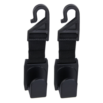 2 PCS SHUNWEI SW-2504 Plastic Hook Holder for Car Seat Headrest Backrest, Max Load: 6kg, SW-2504