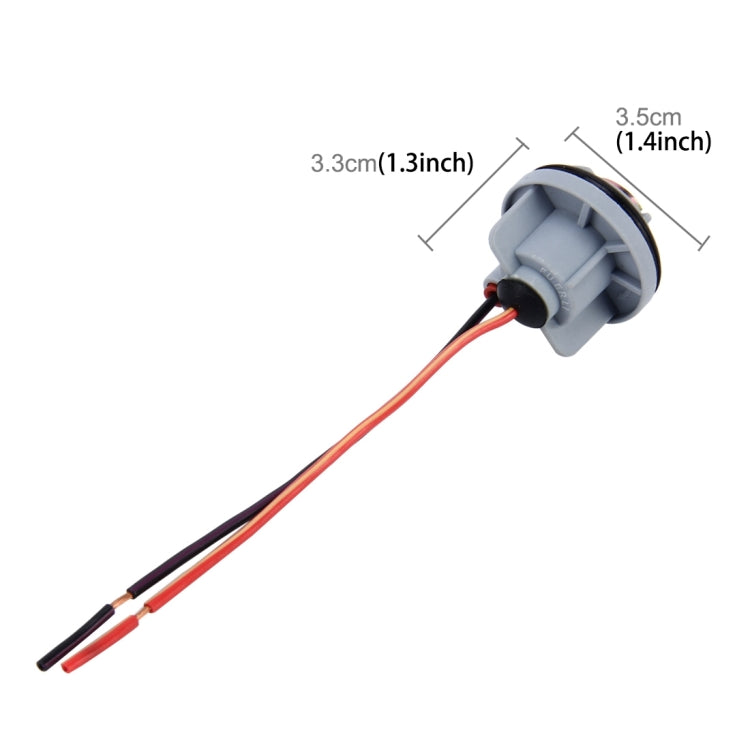 2 PCS Car Auto LED Bulb Socket Holder (No Including Light), 1156, 7443, H1/H3, H4, H7, H8/H11