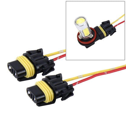 2 PCS Car Auto LED Bulb Socket Holder (No Including Light), H4, H7, H8/H11, 1156, 7443, H1/H3