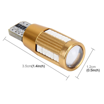 2 PCS T10 2W 180 LM 5500K Constant Current Car Clearance Light with 38 SMD-3014 Lamps, DC 12-16V, 38 SMD-3014 Lamps, T10+2W Blue Light