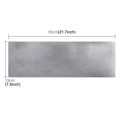 Car Auto Aluminum 55cm × 19cm Rear Warning Sign Sticker for Truck and Van, 55cm × 19cm