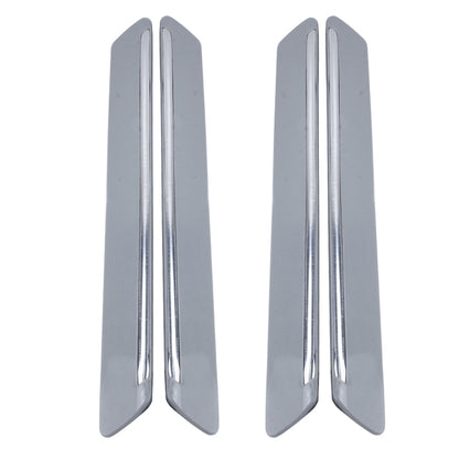 4 PCS Universal Car Auto Plastic Wrap Rubber Front Rear Body Bumper Guard Protector Strip Sticker