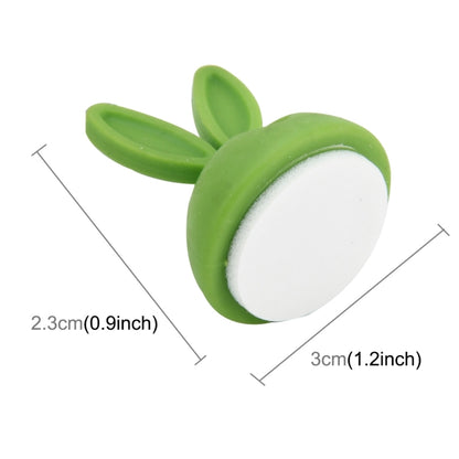 6 PCS CC-941 Rabbit Shape Single Hole Cable Clips Holder, Cable Management System and Cord Organizer Solution, 6 PCS C Rabbit Shape(Green), 6 PCS C Rabbit Shape(Yellow), 6 PCS C Rabbit Shape(Pink)