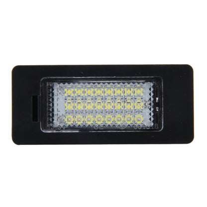 2 PCS License Plate Light with 24 SMD-3528 Lamps for BMW E81/E82/E90/E91/E92/E93/E60/E61/E39 (White Light), For BMW