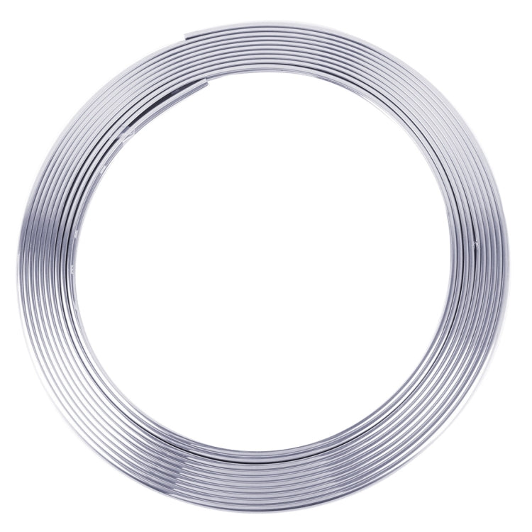 Universal Decorative Scratchproof Stickup 8M Flexible Car Wheel Hub TRIM Mouldings Shining Decoration Strip, 8m Shining, 8m