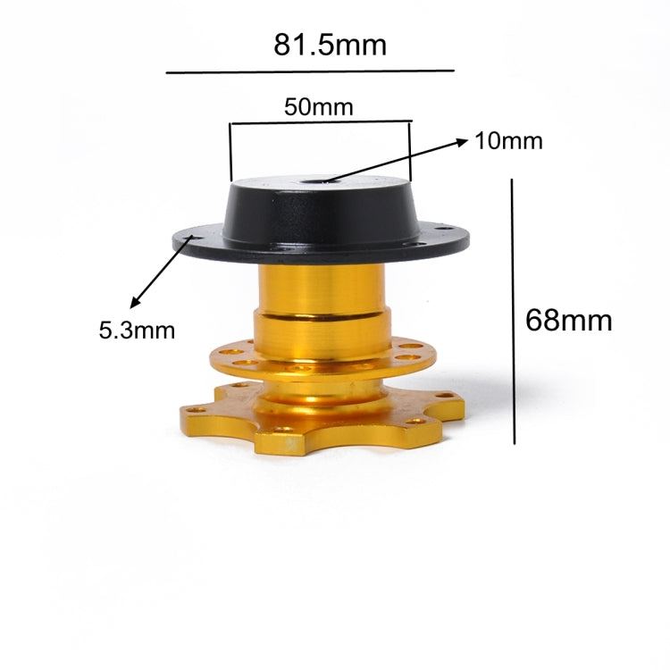 Universal Aluminum Car Steering Wheel Quick Release HUB Racing Adapter Snap Off Boss Kit, A1566