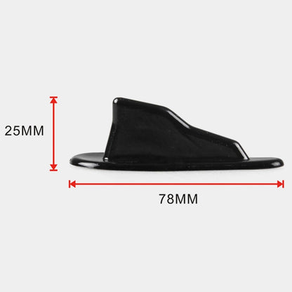 10 PCS Universal Car Black Shark Fin Diffuser Vortex Generator Roof Spoiler, Black