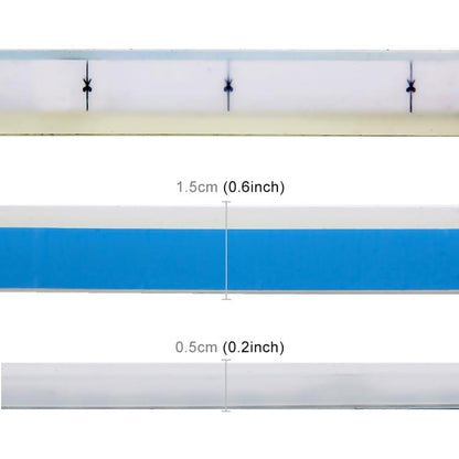 2 PCS 45cm DC12V 5W Ultra-thin Waterproof Car Auto Double Colors Turn Lights / Running Lights SMD-2835 LED Bulbs (Turn Lights: Yellow Light; Running Lights: Blue Light), 45cm Turn Lights: Yellow Light; Running Lights: White Light