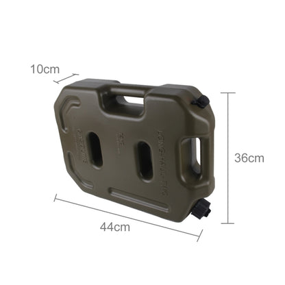 Gasoline Fuel Tanks Plastic 2.6 Gallon 10 Litres Auto Shut Off Fuel Cans Oil Container Emergency Backup