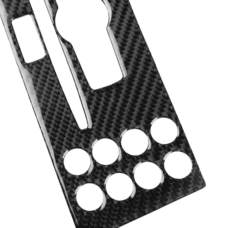 Car Carbon Fiber Center Console Panel Decorative Sticker for Mercedes-Benz W204 C Class 2007-2010, Center Console (A)