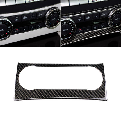 Car Carbon Fiber Air Conditioning Knob Control Panel Decorative Sticker for Mercedes-Benz W204 C Class 2011-2013, Air Conditioning Knob (German Flag)