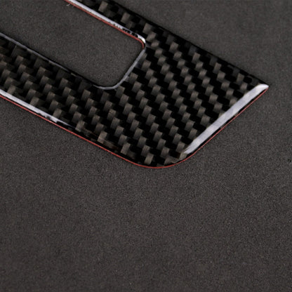 Car Carbon Fiber Central Control CD Panel Decorative Sticker for Mercedes-Benz W204 2011-2013 7-buttons, Central Control CD Panel