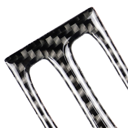 Car Carbon Fiber Intermediate Air Outlet Panel Decorative Sticker for Mercedes-Benz W204 2011-2013, Intermediate Air Outlet