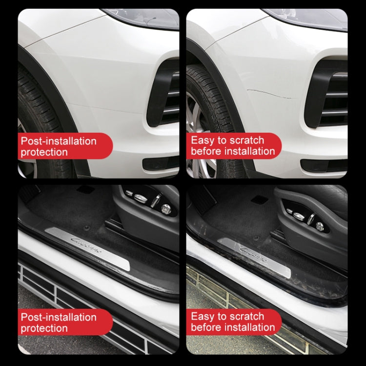 Universal Car Door Invisible Anti-collision Strip Protection Guards Trims Stickers Tape, Size: 7cm x 10m, Size: 7cm x 10m