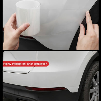 Universal Car Door Invisible Anti-collision Strip Protection Guards Trims Stickers Tape, Size: 10cm x 10m, Size: 10cm x 10m