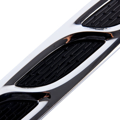 2PCS V-623 JDM Style Plastic Decorative Air Flow Intake Turbo Bonnet Hood Side Vent Cover With Self-adhesive Stick, V-623