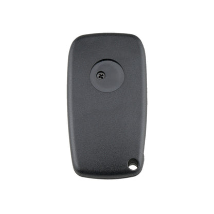 For FIAT Car Keys Replacement 3 Buttons Car Key Case with Side Battery Holder, Black, Blue