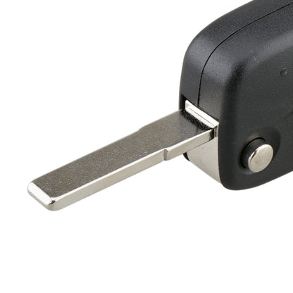 For FIAT Car Keys Replacement 3 Buttons Car Key Case with Side Battery Holder, Black, Blue
