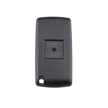 For PEUGEOT Car Keys Replacement 2 Buttons Square Car Key Case with Grooved and Holder, 2 Buttons Square with Grooved