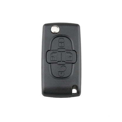For CITROEN C8 / PEUGEOT 1007 Car Keys Replacement 4 Buttons Car Key Case with Grooved, without Holder, For CITROEN C8 / PEUGEOT 1007