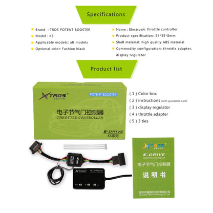 TROS KS-5Drive Potent Booster for Honda City 2008-2014 Electronic Throttle Controller, For Honda City