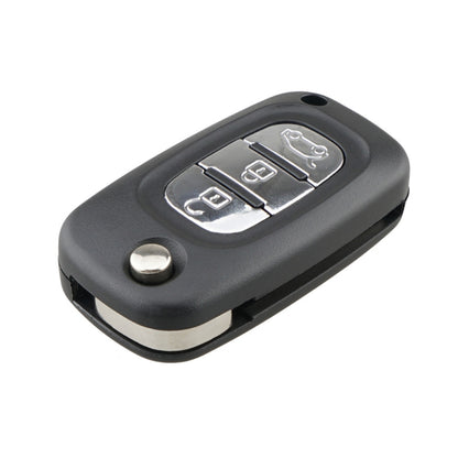 For RENAULT Clio / Megane / Kangoo / Modus Car Keys Replacement 3 Buttons Car Key Case with Foldable Key Blade, For RENAULT Clio 3 Buttons